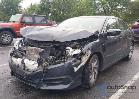 2018 Honda Civic Ex from USA, damaged, VIN 2HGFC2F71JH522376